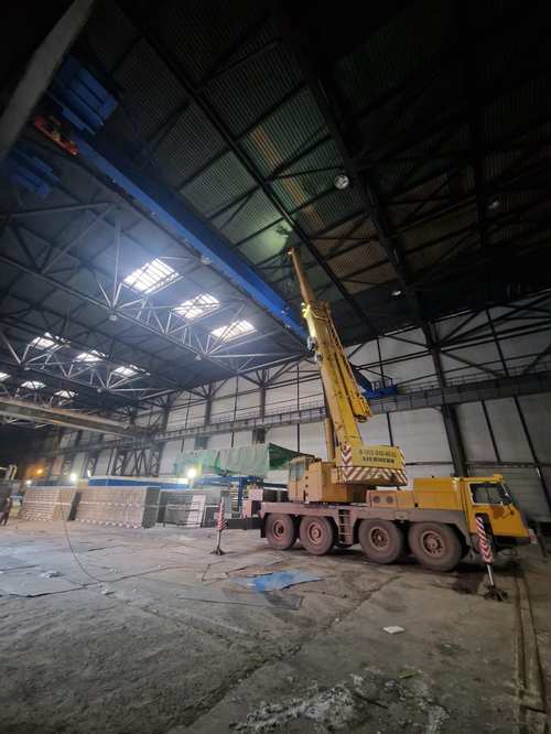 Liebherr 70 т — промышленный цех
